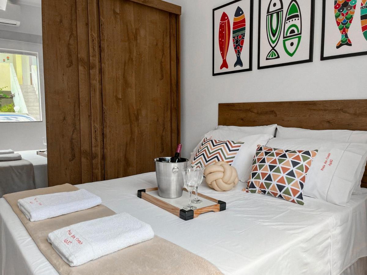 포르투세구로 Promocao No Pedacinho Do Paraiso - Cond Praia Dos Corais - 200M Praias C Vermelha E Muta, Prox Cabana Dos Corais - Apto Terreo, 2 Quartos Com Ar-Condicionado, Area Gourmet Com Churrasqueira, Cozinha Completa, Wi-Fi 200 Mbps 아파트 외부 사진